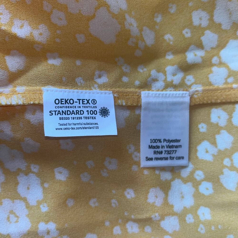 NWT! Lauren Conrad Yellow / White Tank Top Size XXL - Picture 5 of 11